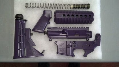 Liberty Tactical Flat Top Custom Build Kit, Goddess Purple (Duracoat)