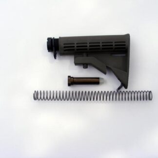 SDI AR15 M4 Butt Stock, OD Green, Complete