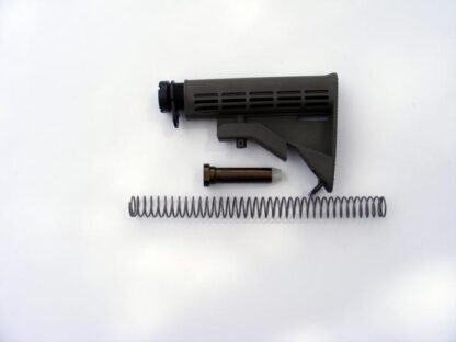 SDI AR15 M4 Butt Stock, OD Green, Complete