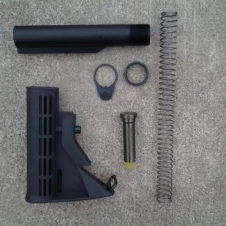 SDI AR15 M4 Butt Stock, Black, Complete.